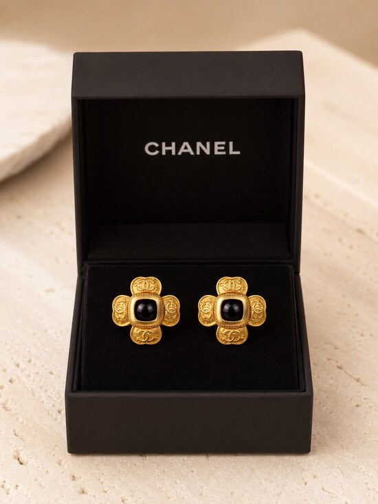 None Tops - CHANEL Classic Parisian Earrings Style 1 | New with Box